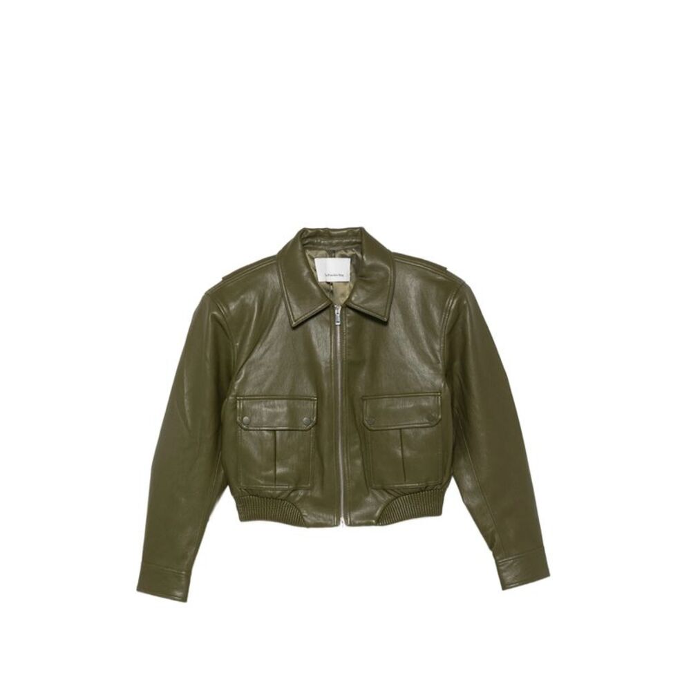 The Frankie Shop Green Jackets - Cropped Jackets Women